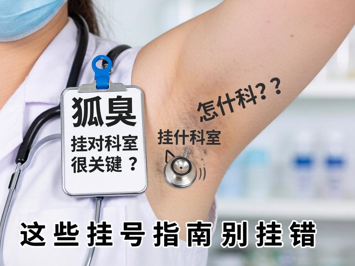 狐臭该挂什么科？挂对科室很关键，这些挂号指南别挂错