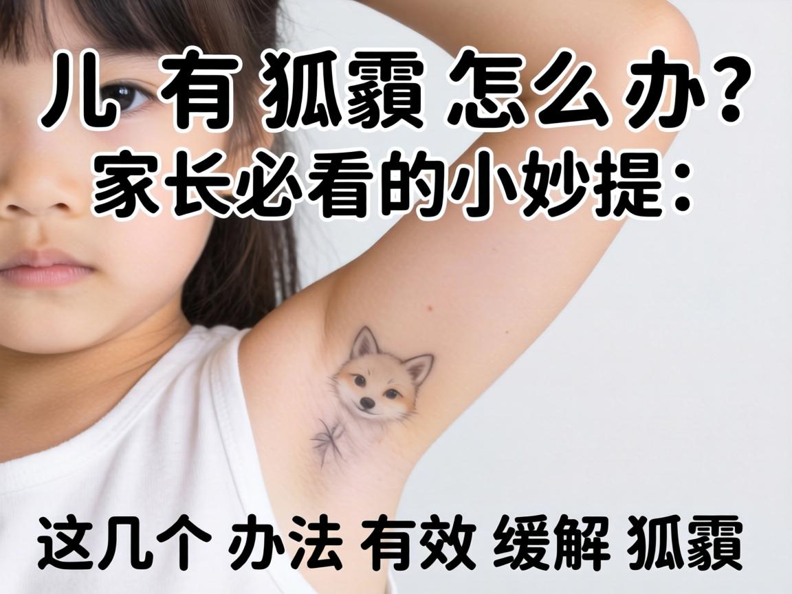 儿童有狐臭怎么办？家长必看的小妙招，这几个办法有效缓解狐臭