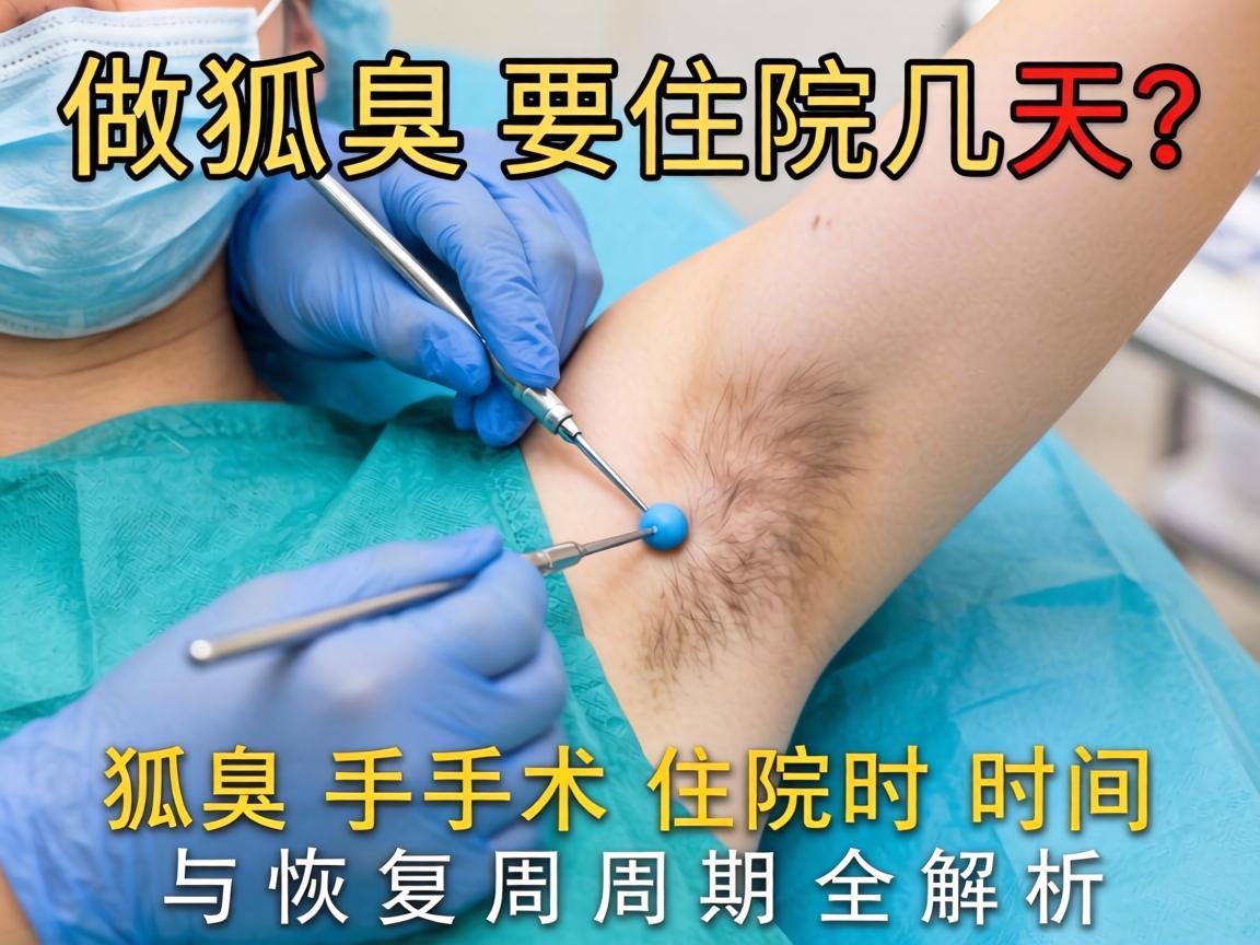 做狐臭手术要住院几天?狐臭手术住院时间与恢复周期全解析 做狐臭手术要住院几天?狐臭手术住院时间与恢复周期全解析