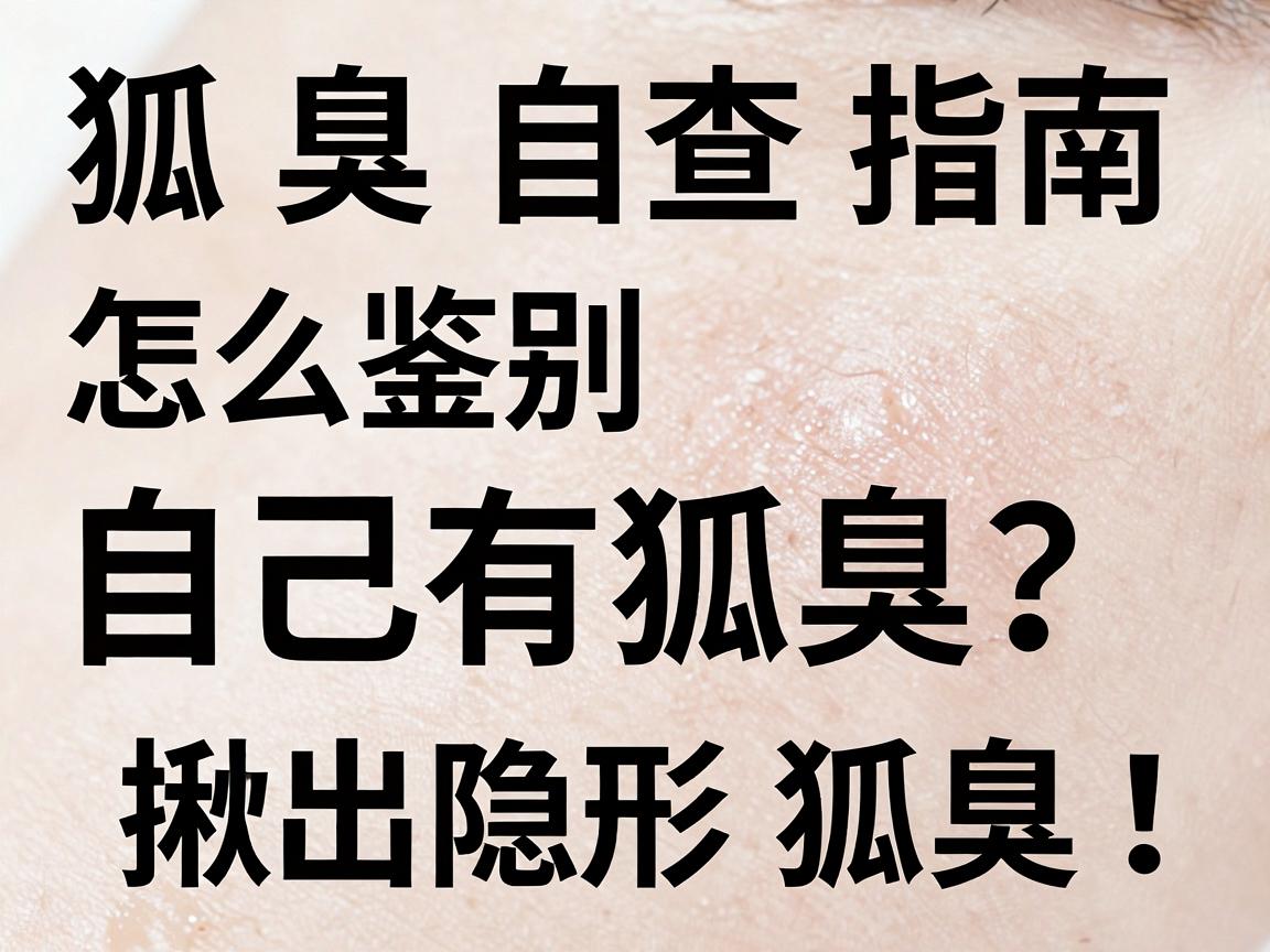 狐臭自查指南，怎么鉴别自己有狐臭？3步教你揪出隐形狐臭！