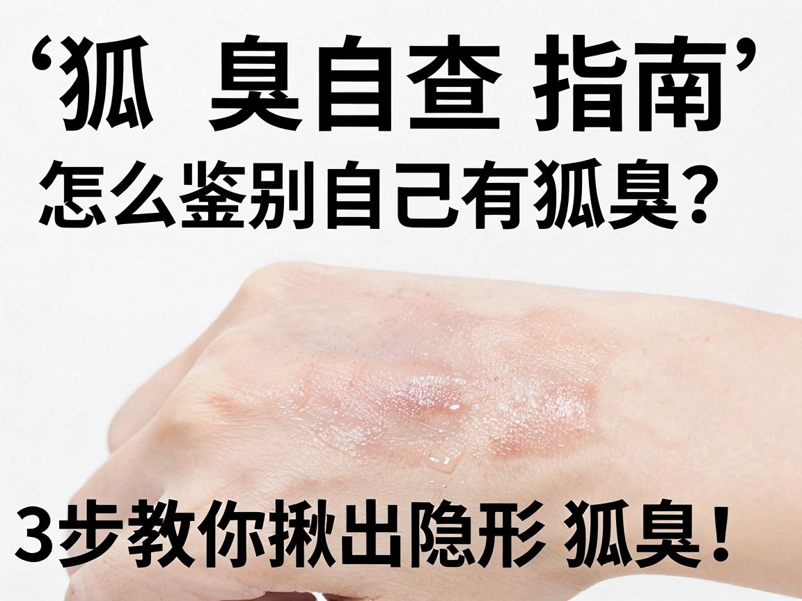 狐臭自查指南，怎么鉴别自己有狐臭？3步教你揪出隐形狐臭！