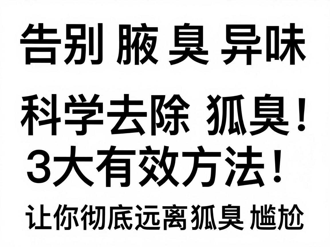 告别腋臭异味,科学去除狐臭的3大有效方法,让你彻底远离狐臭尴尬 告别腋臭异味,科学去除狐臭的3大有效方法,让你彻底远离狐臭尴尬
