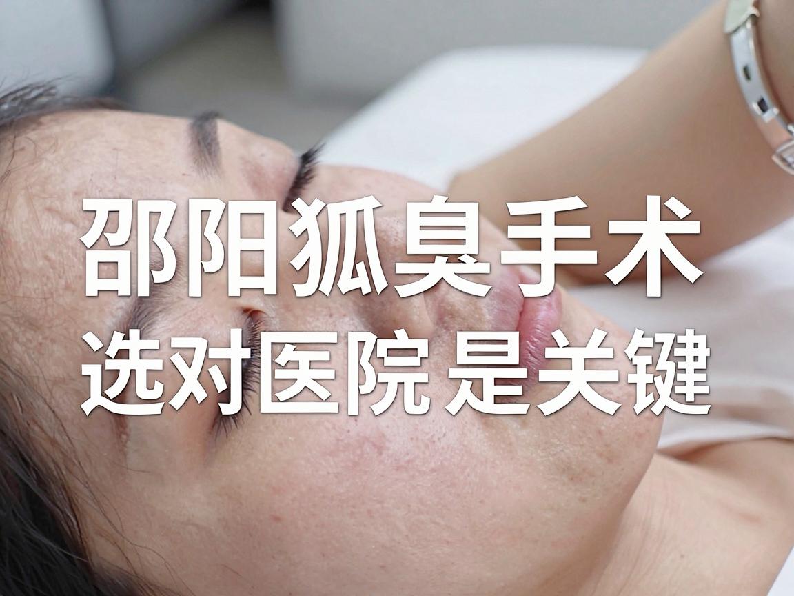 邵阳市狐臭手术医院哪家好？邵阳狐臭手术选对医院是关键