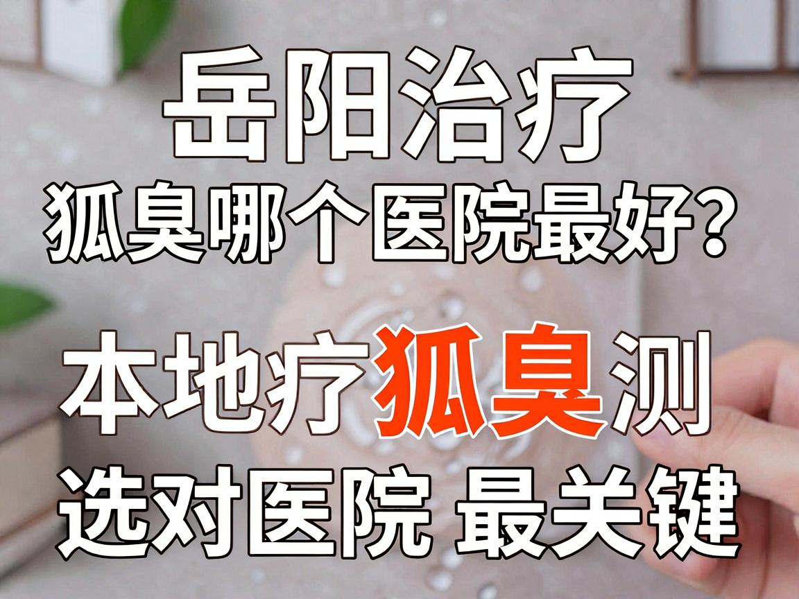岳阳治疗狐臭哪个医院最好？本地患者亲测，治疗狐臭，选对医院最关键