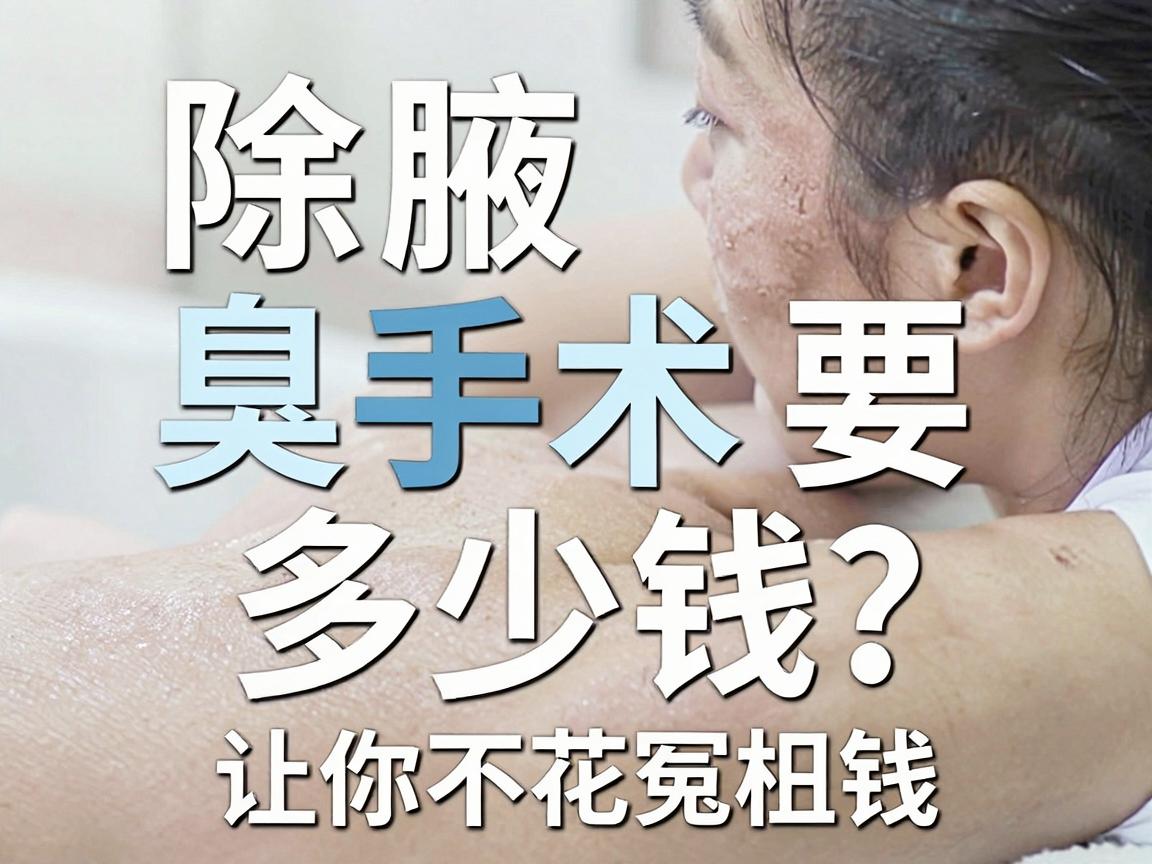 除腋臭手术要多少钱?关于手术费用的详细解读,让你不花冤枉钱 除腋臭手术要多少钱?关于手术费用的详细解读,让你不花冤枉钱