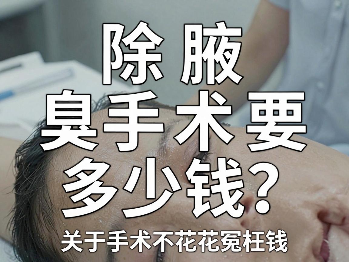 除腋臭手术要多少钱?关于手术费用的详细解读,让你不花冤枉钱 除腋臭手术要多少钱?关于手术费用的详细解读,让你不花冤枉钱