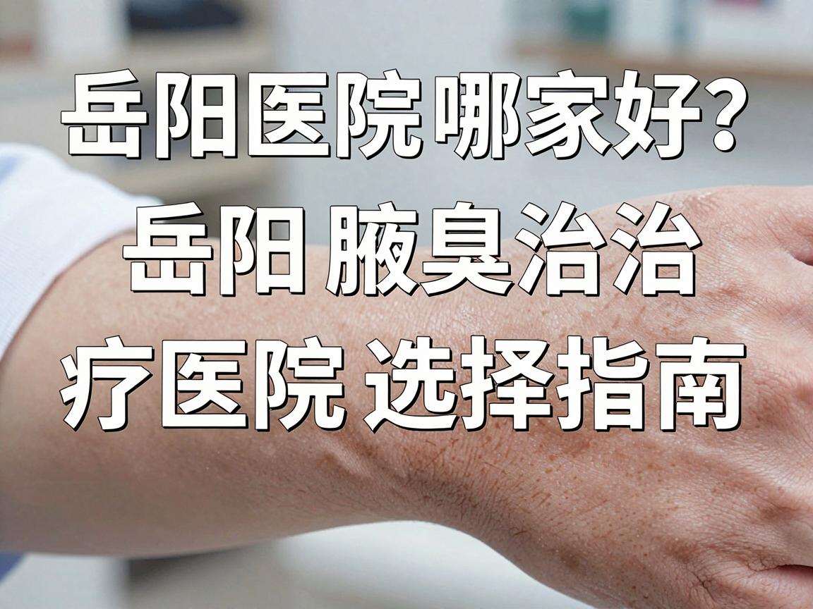 岳阳腋臭医院哪家好?岳阳腋臭治疗医院选择指南,告别腋臭困扰 岳阳腋臭医院哪家好?岳阳腋臭治疗医院选择指南,告别腋臭困扰