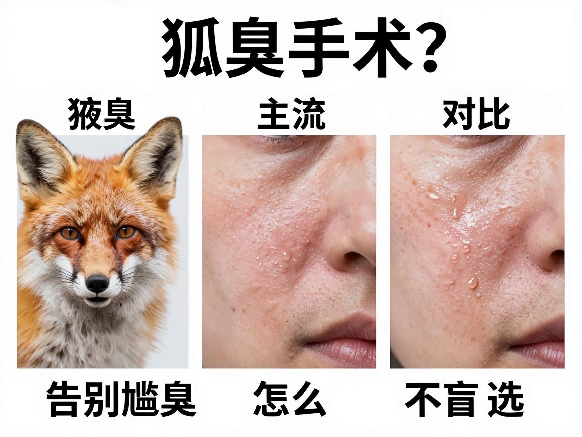 狐臭手术怎么选？对比三种主流狐臭手术，告别尴尬不盲选