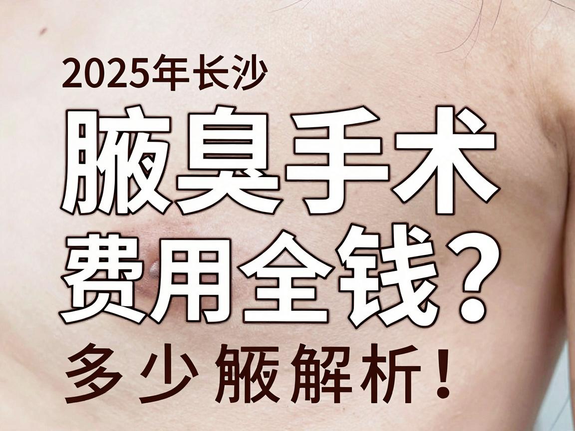 腋臭手术多少钱?2025年长沙腋臭手术费用全解析,让你明明白白做腋臭手术 腋臭手术多少钱?2025年长沙腋臭手术费用全解析,让你明明白白做腋臭手术