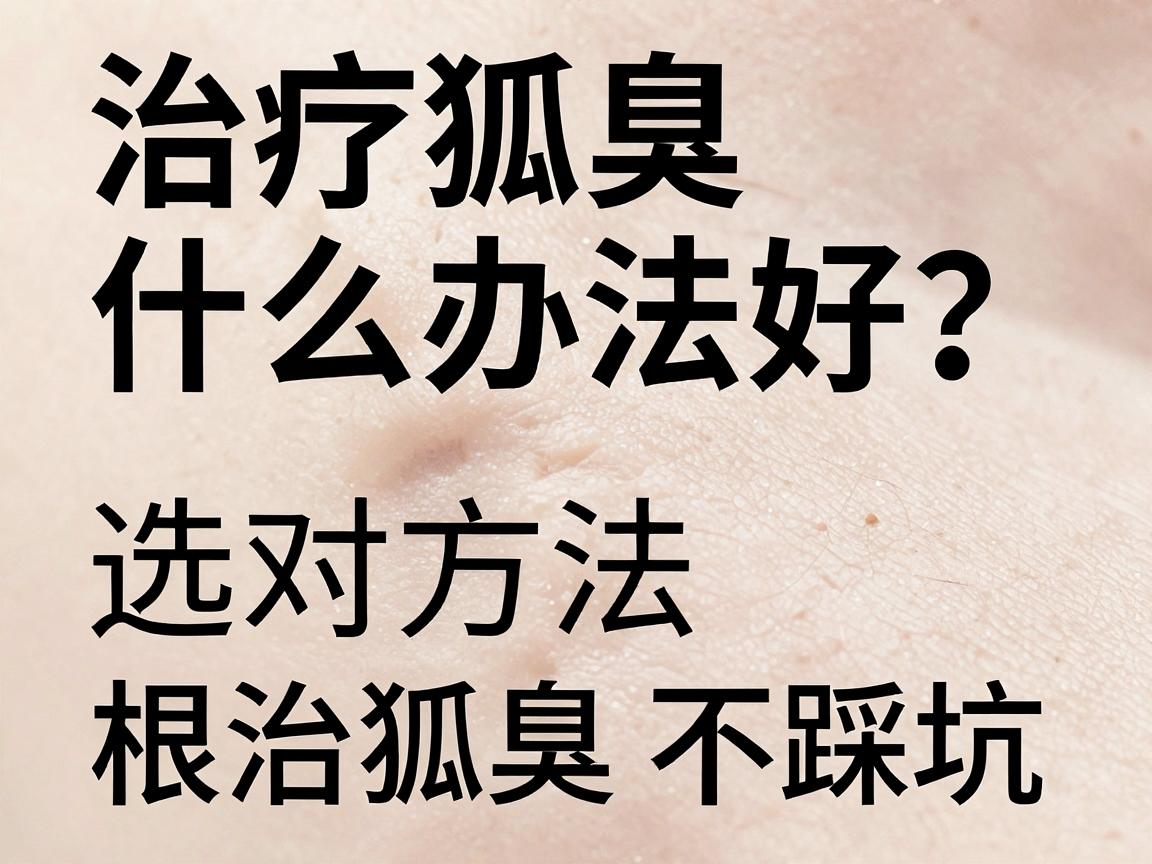 治疗狐臭什么办法好？选对方法根治狐臭不踩坑