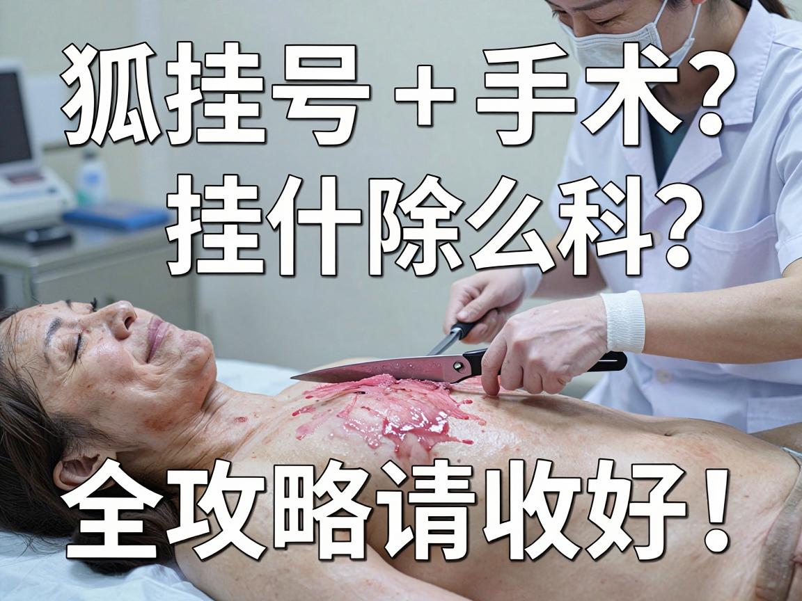 狐臭切除手术挂什么科?这份挂号+手术全攻略请收好! 狐臭切除手术挂什么科?这份挂号+手术全攻略请收好!
