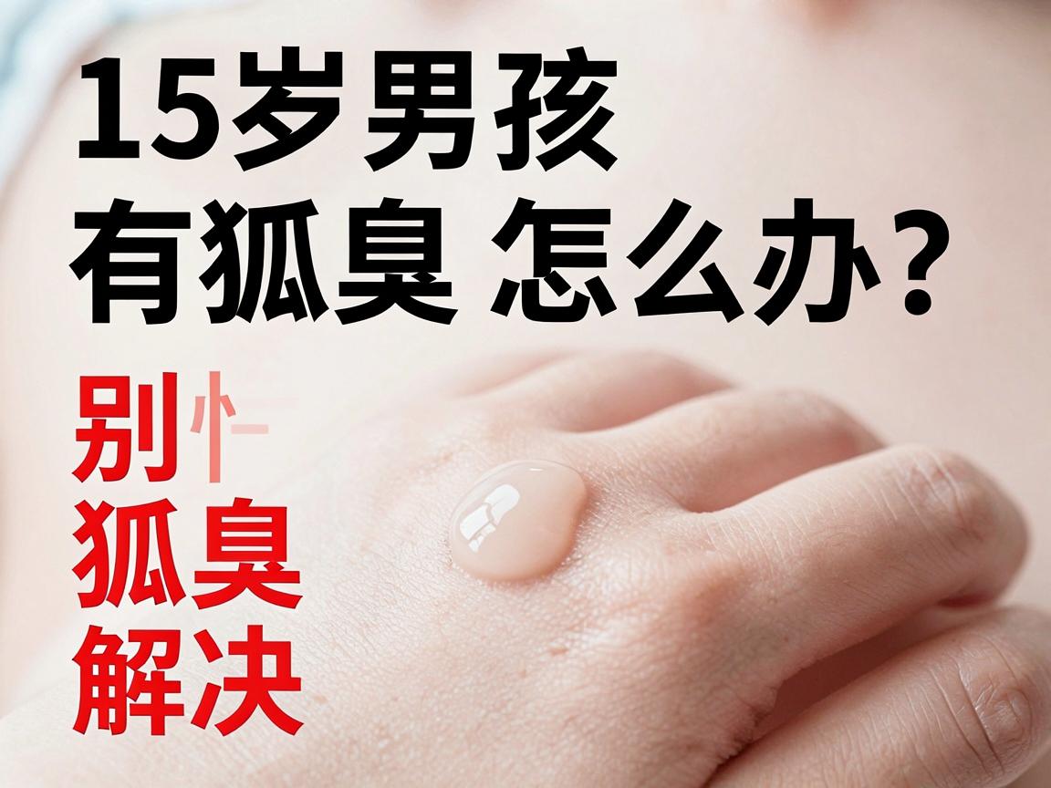 15岁男孩有狐臭怎么办？别慌，狐臭问题这样解决最有效