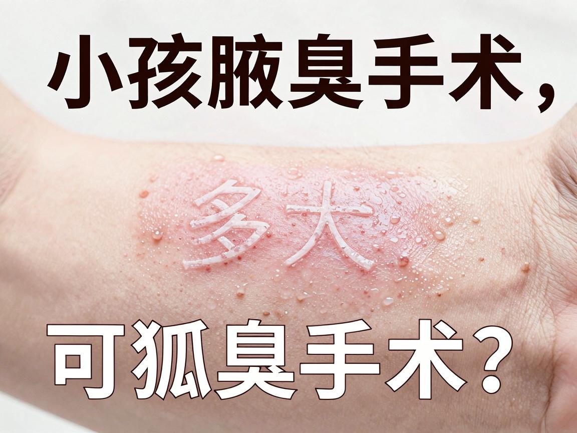 小孩多大可以做狐臭手术？小孩腋臭手术，这些关键年龄节点家长必须知道