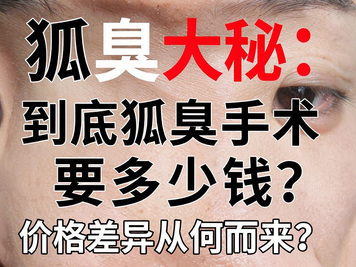 狐臭手术价格大揭秘，到底狐臭手术要多少钱？价格差异从何而来？