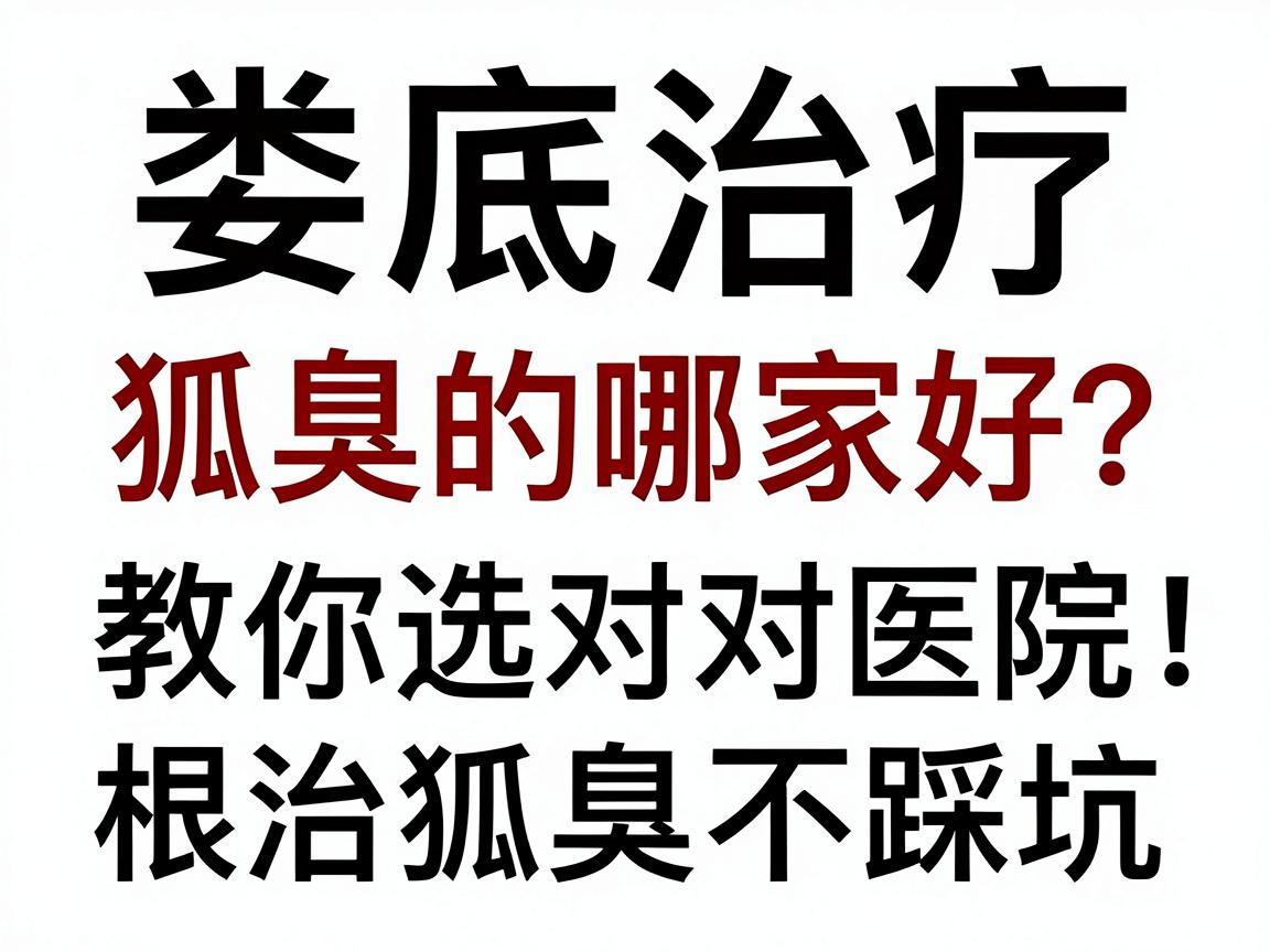 娄底治疗狐臭的医院哪家好？专业医生教你选对医院，根治狐臭不踩坑