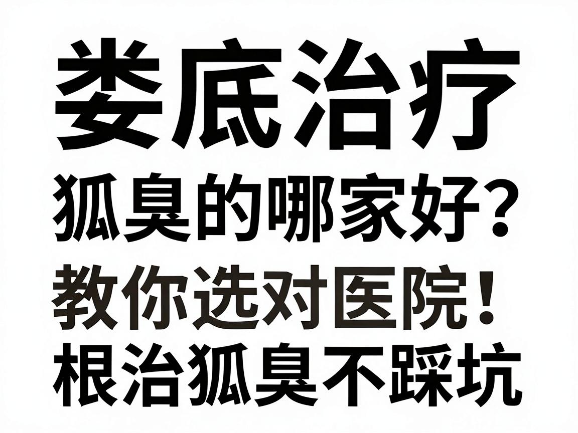 娄底治疗狐臭的医院哪家好？专业医生教你选对医院，根治狐臭不踩坑