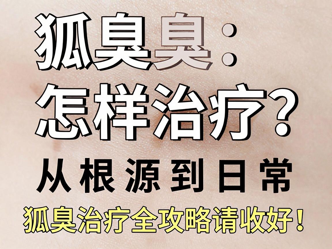 狐臭怎样治疗？从根源到日常，这份狐臭治疗全攻略请收好！