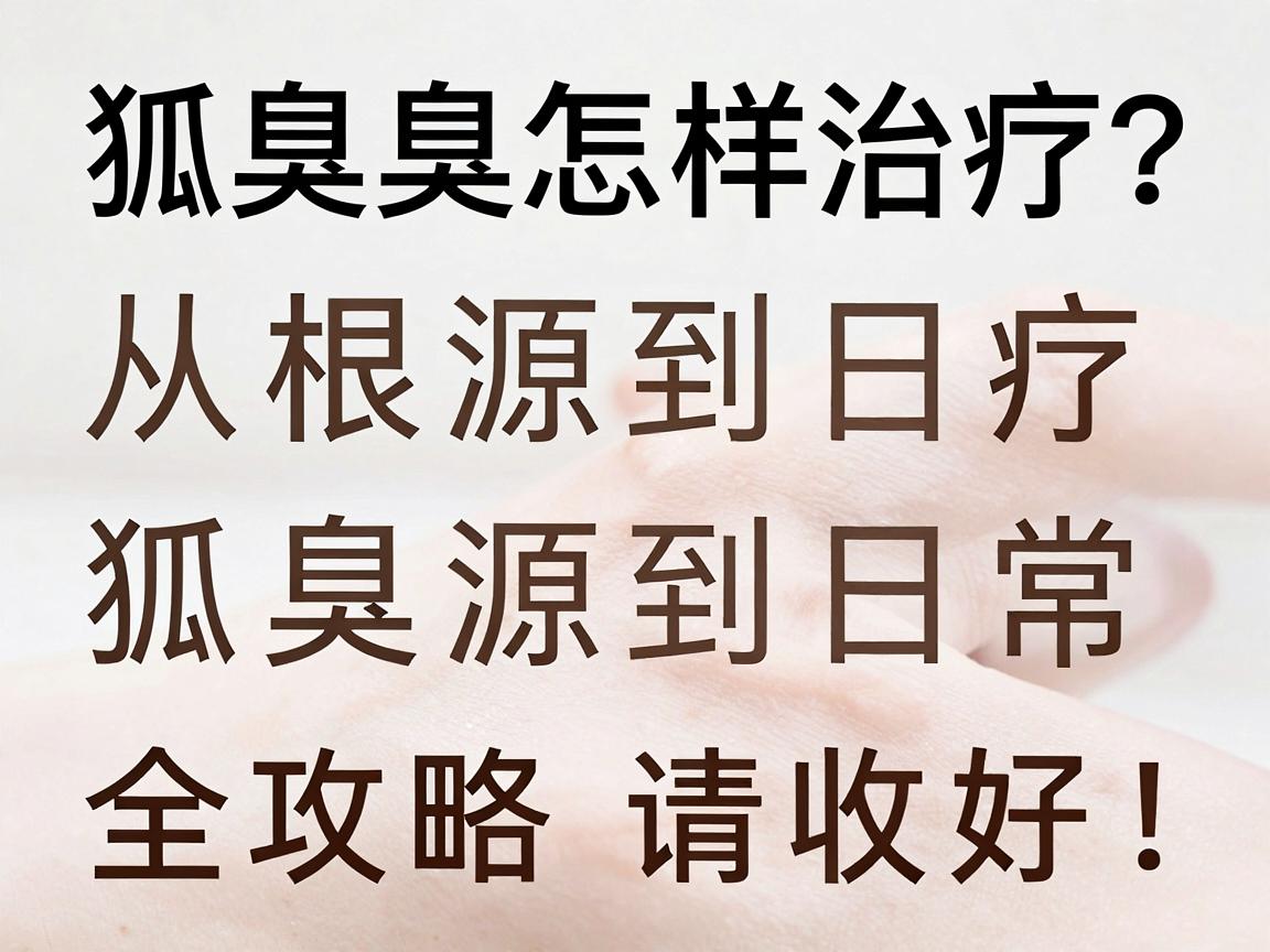 狐臭怎样治疗？从根源到日常，这份狐臭治疗全攻略请收好！