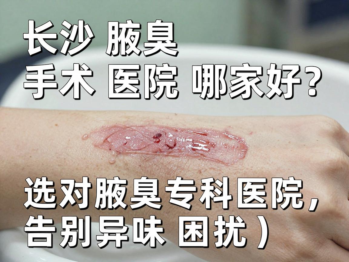 长沙腋臭手术医院哪家好？选对腋臭专科医院，告别异味困扰（附真实对比）