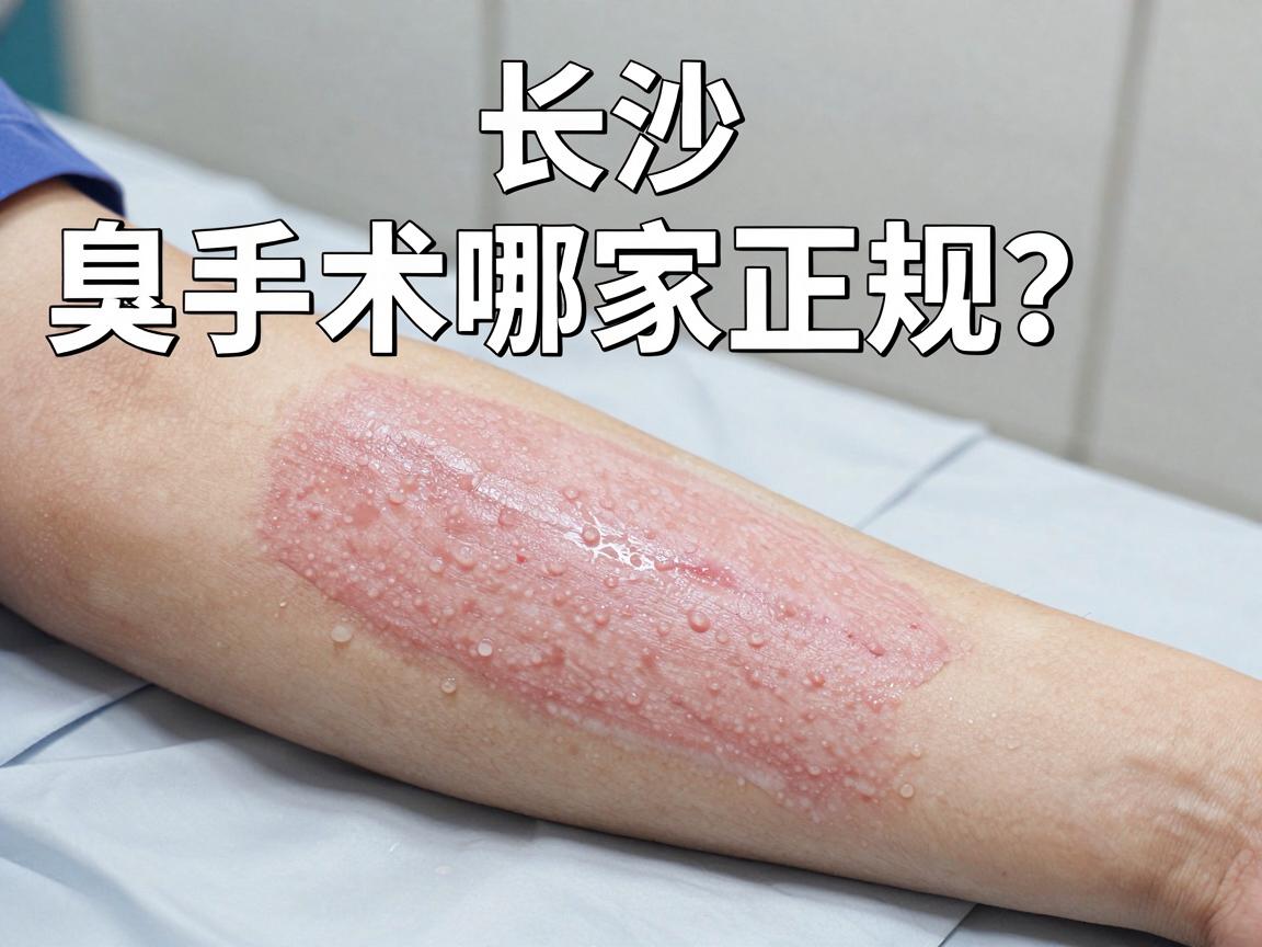 长沙腋臭手术哪家正规？这份腋臭手术医院选择指南请收好