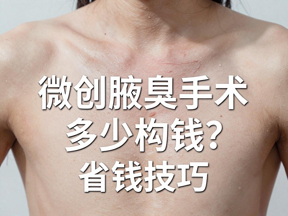 微创腋臭手术多少钱？一文说清微创腋臭手术费用构成与省钱技巧