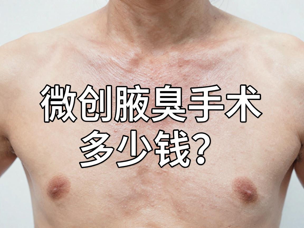 微创腋臭手术多少钱？一文说清微创腋臭手术费用构成与省钱技巧