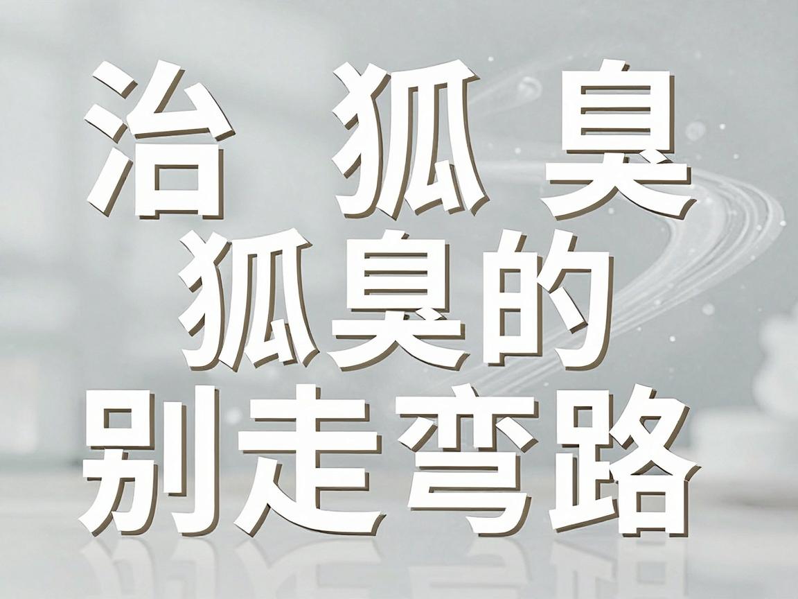 治狐臭别走弯路，科学治狐臭的三大关键步骤，让你轻松告别狐臭困扰
