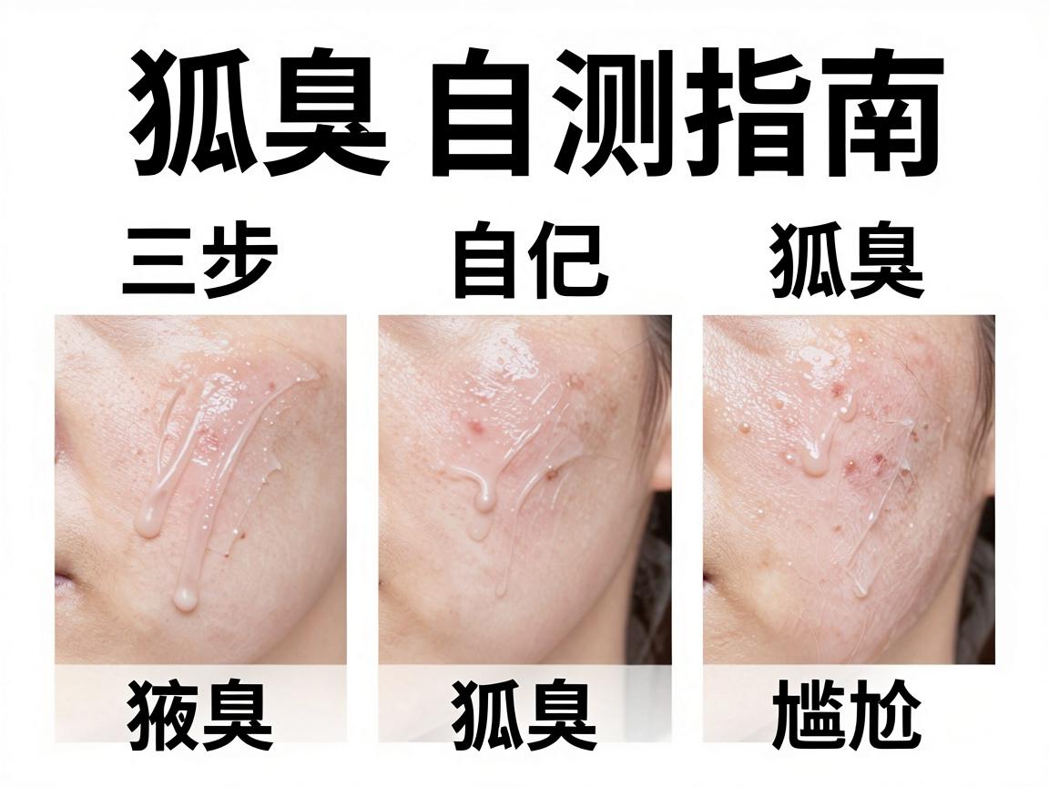 狐臭自测指南，三步判断自己有没有狐臭，告别狐臭尴尬