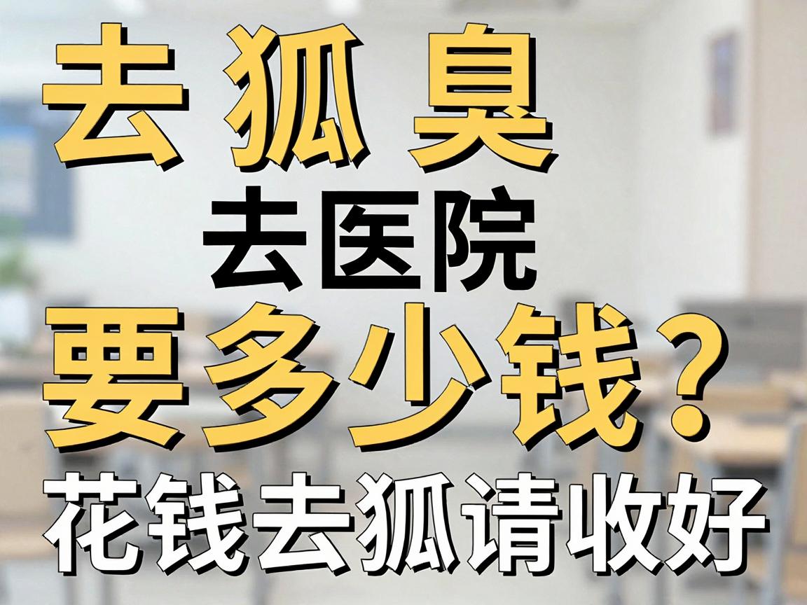 去狐臭去医院要多少钱？花钱去狐臭，这份价格清单请收好