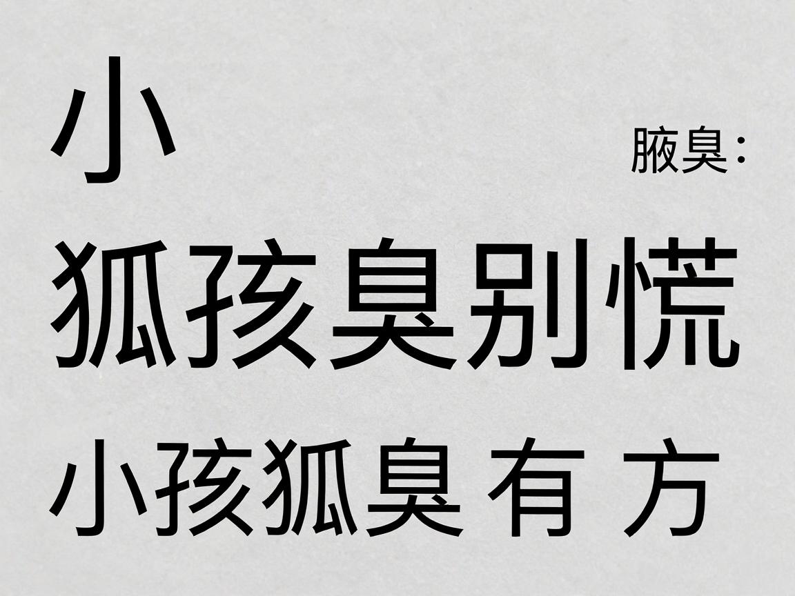 小孩狐臭别慌,科学应对小孩狐臭有方法 小孩狐臭别慌,科学应对小孩狐臭有方法