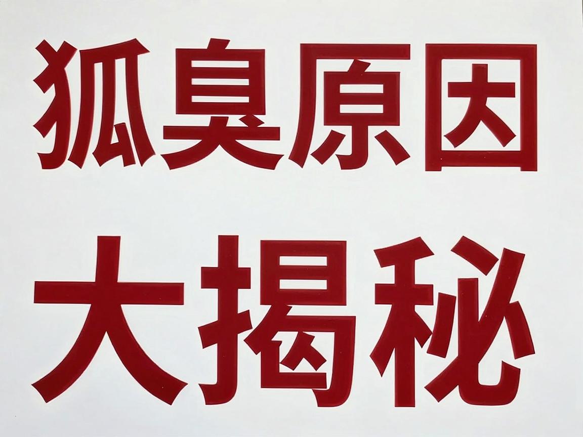 狐臭原因大揭秘，从根源掐断狐臭反复发作的开关