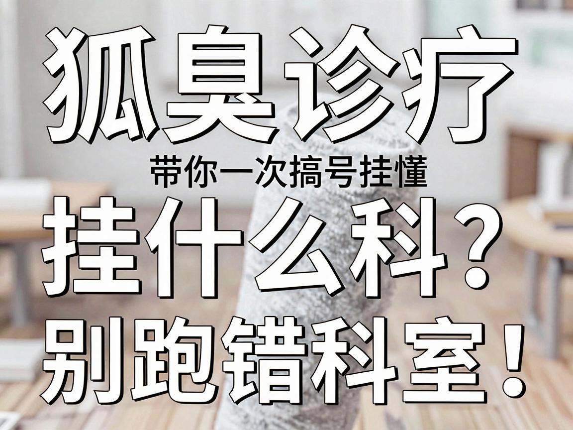 狐臭挂什么科？别跑错科室！狐臭诊疗，带你一次搞懂挂号全流程