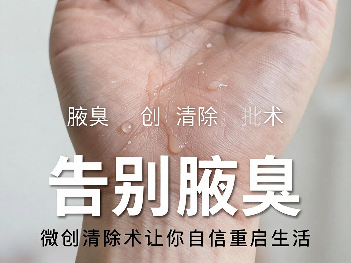 腋臭微创清除术，告别腋臭，微创清除术让你自信重启生活