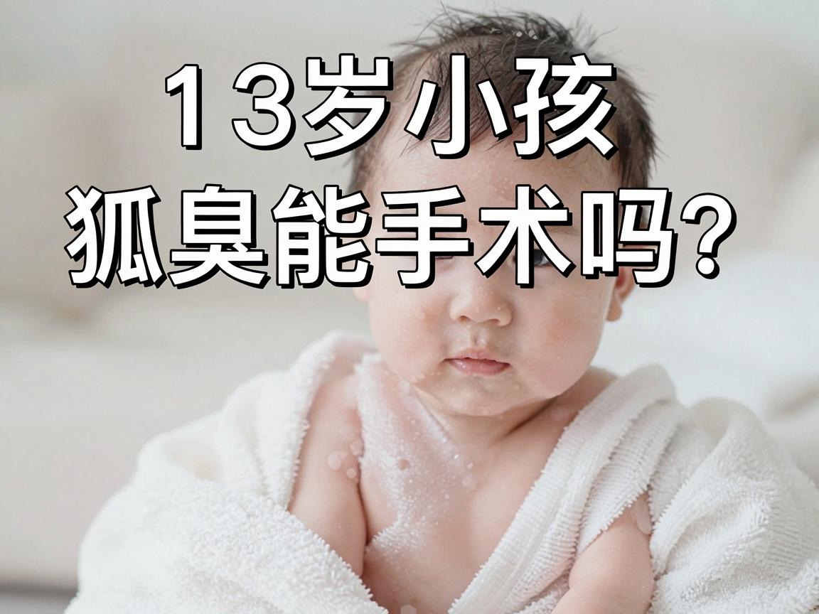 13岁小孩狐臭能手术吗？儿童狐臭手术需谨慎评估，13岁狐臭并非手术禁忌