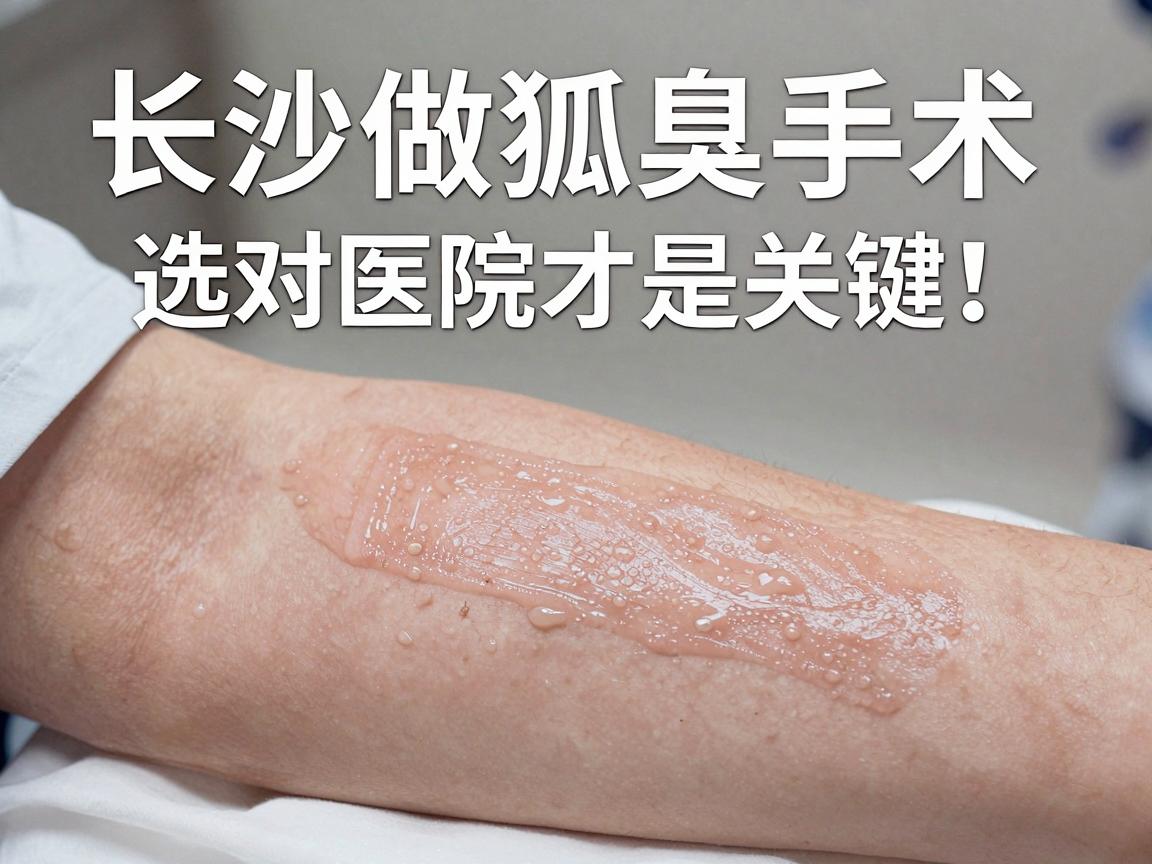 长沙做狐臭手术，选对医院才是关键！长沙狐臭手术医院怎么挑？