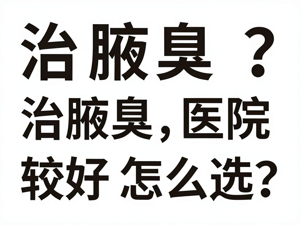治腋臭医院较好？长沙这三家机构测评，治腋臭医院较好怎么选？