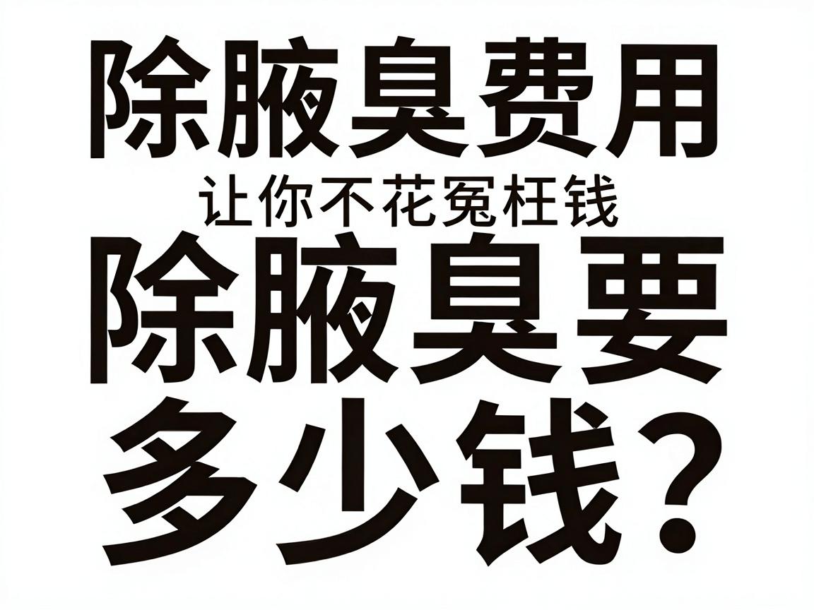 除腋臭要多少钱？一文拆解除腋臭费用，让你不花冤枉钱