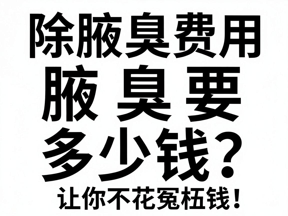 除腋臭要多少钱？一文拆解除腋臭费用，让你不花冤枉钱