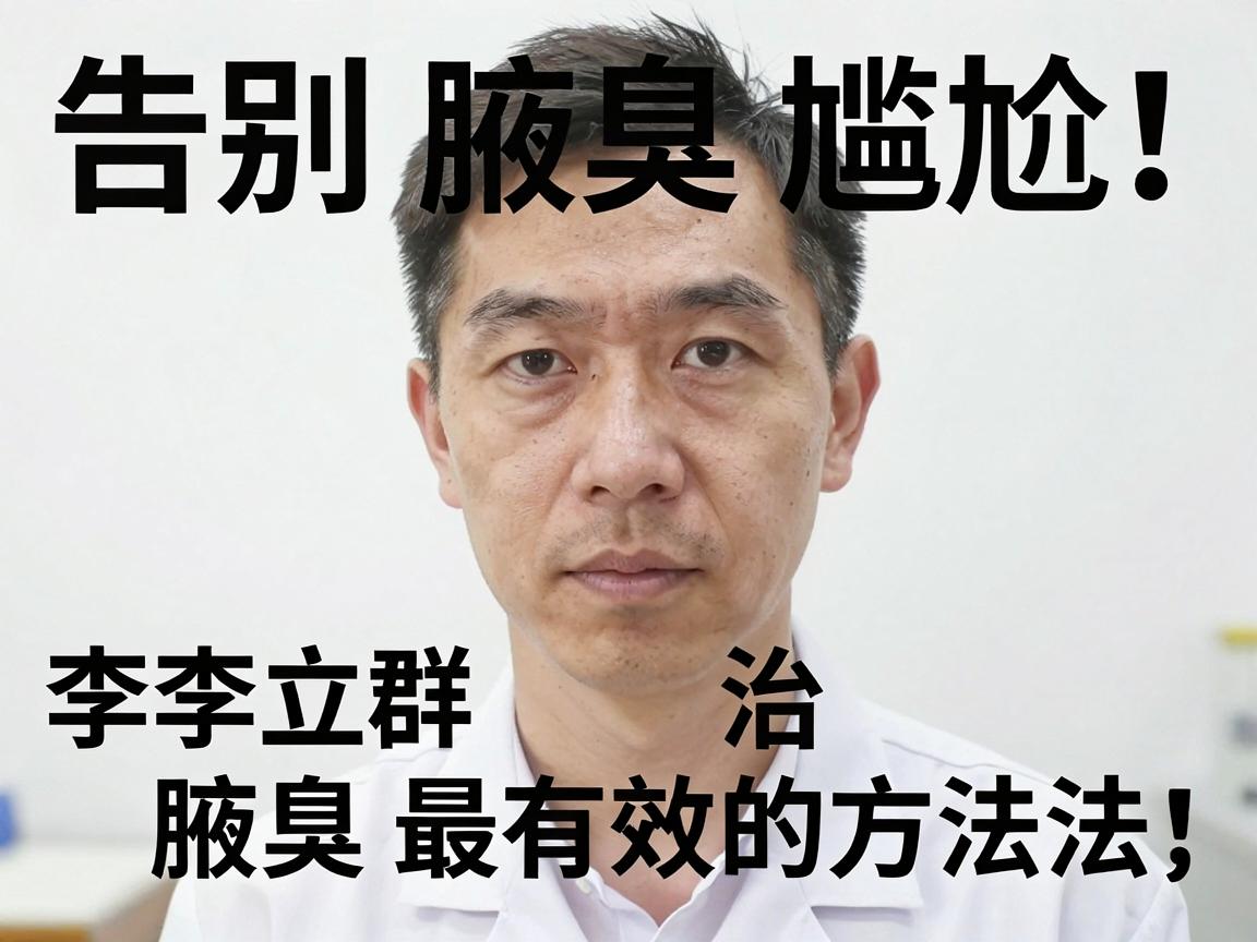 告别腋臭尴尬！李立群治腋臭最有效的方法，治腋臭别再踩坑