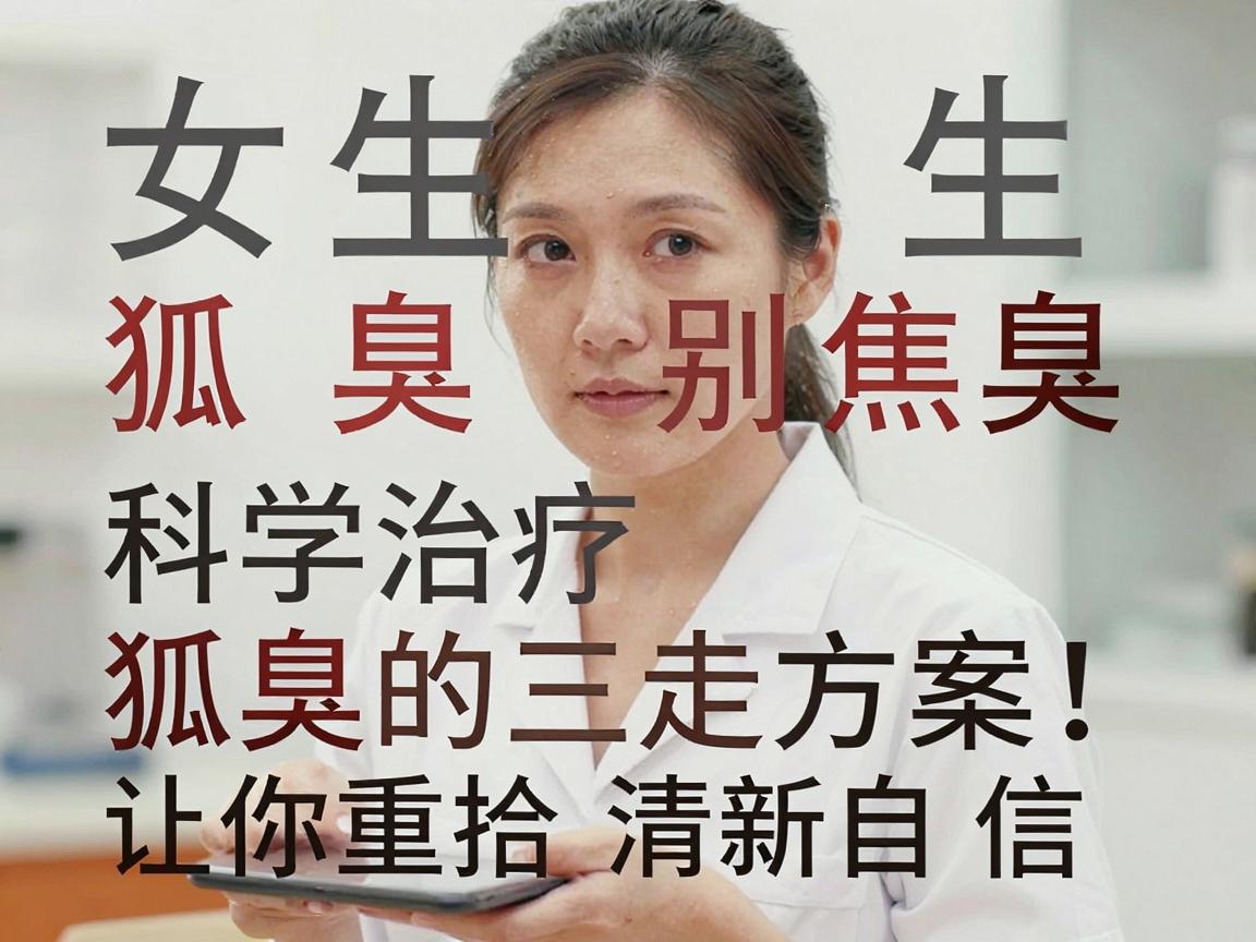 女生狐臭别焦虑，科学治疗狐臭的三步走方案，让你重拾清新自信