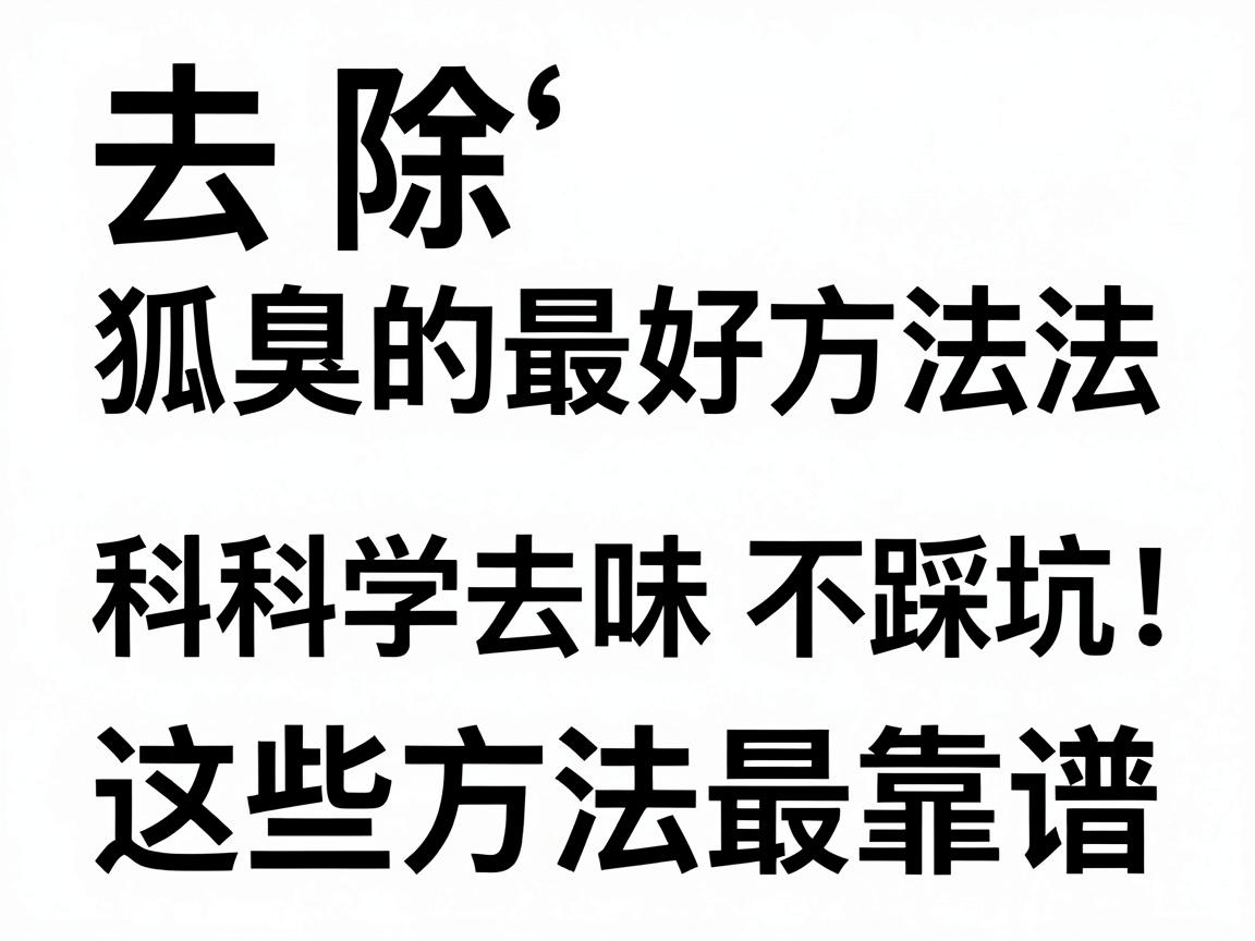 去除狐臭的最好方法,科学去味不踩坑,这些方法最靠谱 去除狐臭的最好方法,科学去味不踩坑,这些方法最靠谱