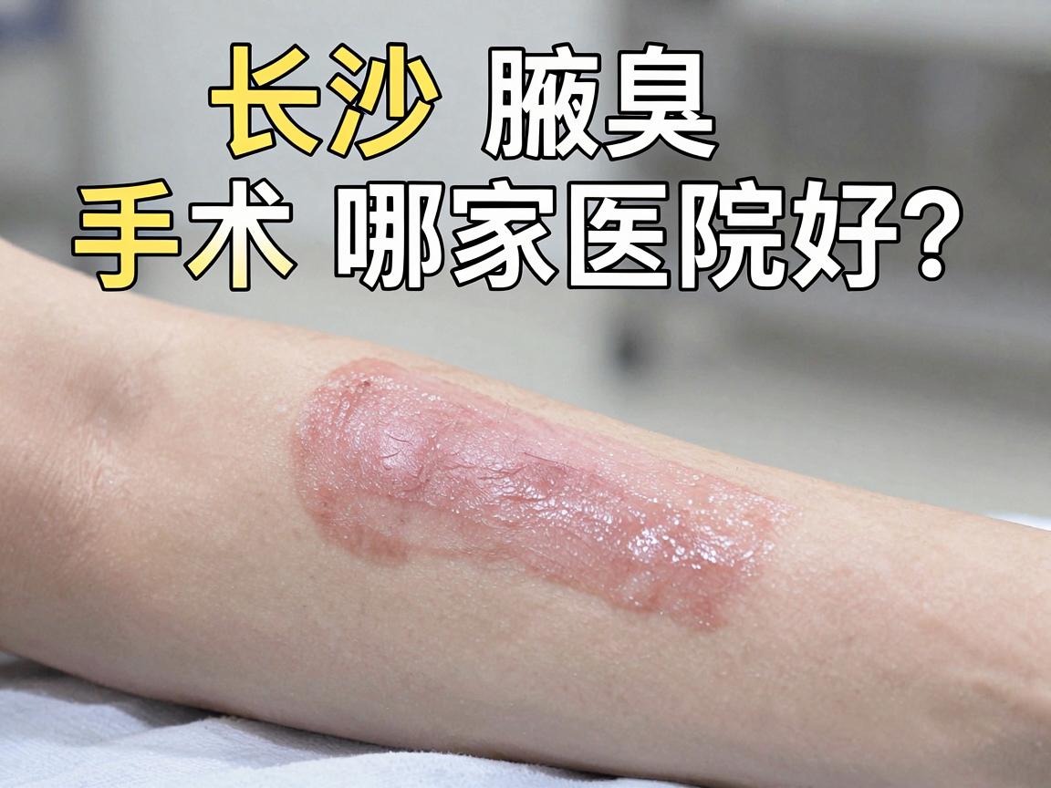 长沙腋臭手术哪家医院好？附大腋臭专科带你拆解腋臭手术医院选择标准