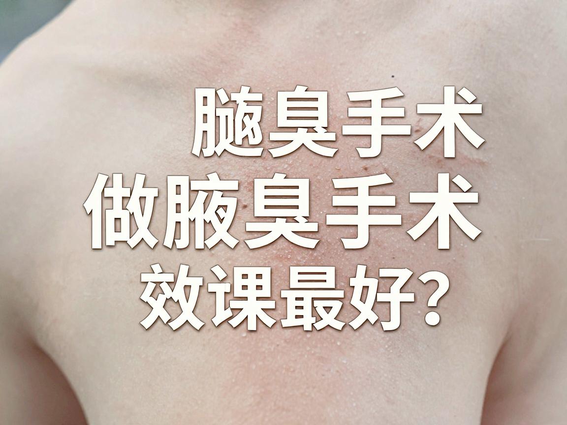 腋臭手术最佳年龄，多大年龄做腋臭手术效果最好？别错过腋臭治疗的黄金期