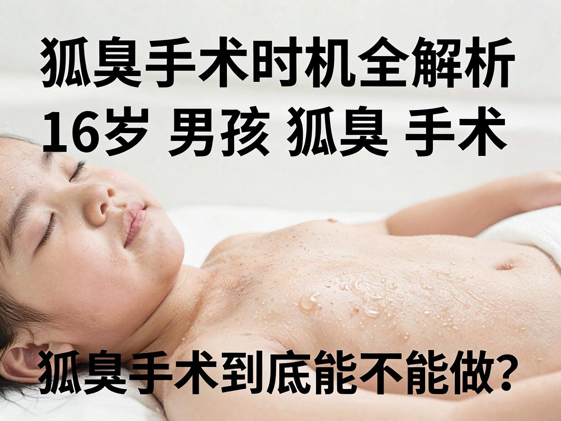 16岁男孩狐臭手术，狐臭手术时机全解析，狐臭手术到底能不能做？