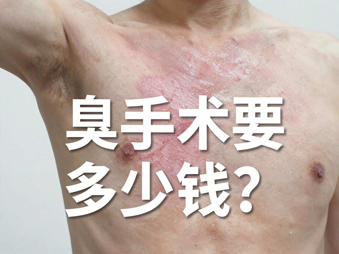 腋臭手术要多少钱？一文说清腋臭治疗费用到底要多少