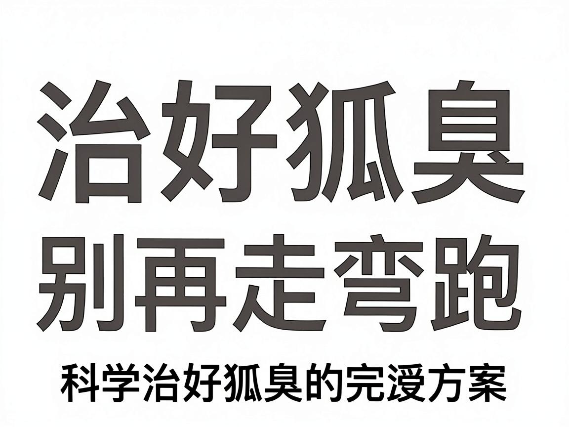 治好狐臭，别再走弯路，科学治好狐臭的完整方案