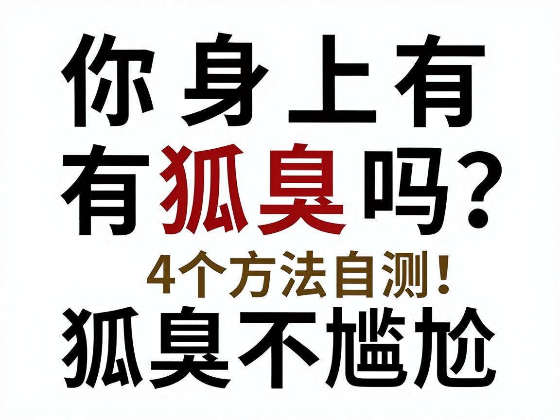你身上有狐臭吗?4个方法自测狐臭,简单判断狐臭不尴尬 你身上有狐臭吗?4个方法自测狐臭,简单判断狐臭不尴尬