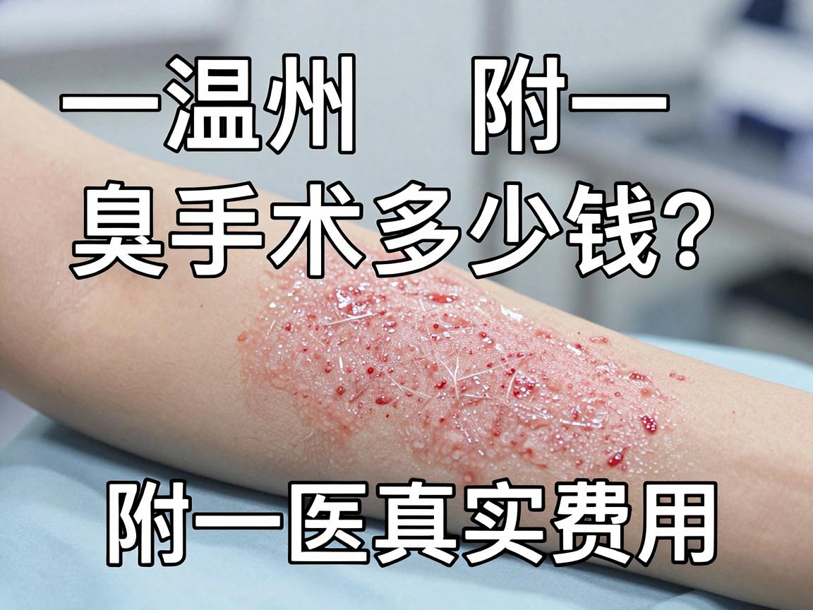温州附一医腋臭手术多少钱？一文讲清腋臭治疗费用与附一医真实费用