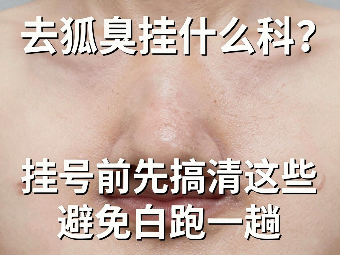 去狐臭挂什么科?挂号前先搞清这些,避免白跑一趟 去狐臭挂什么科?挂号前先搞清这些,避免白跑一趟