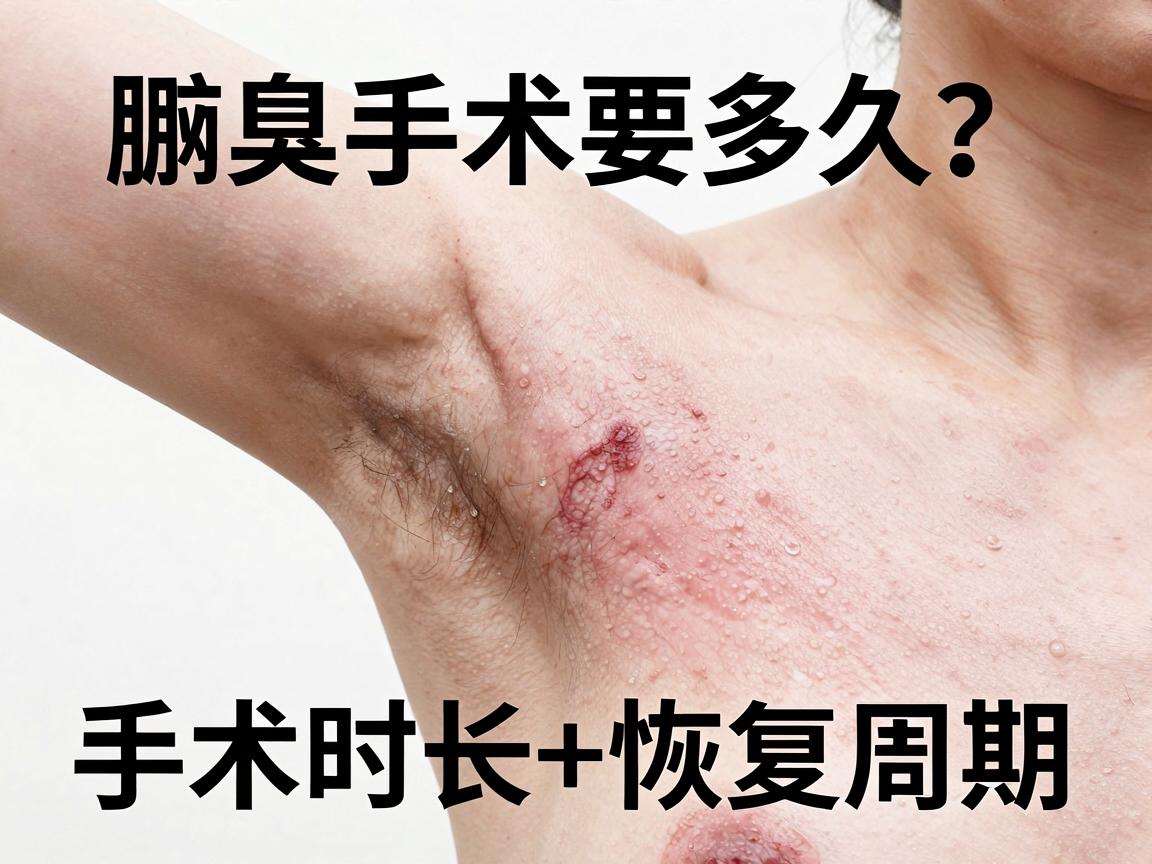 腋臭手术要多久？手术时长+恢复周期，一次讲清